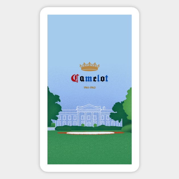 JFK’s Camelot Sticker by thekennedyway
